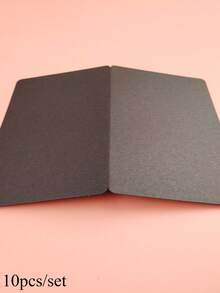 10pcs/Set Kraft Paper Blank Cards Folding Type Gift Blessing Card Christmas Wedding Festival Envelope Card Invitation Card - Kraft Paper - View 7