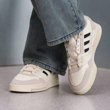 Adidas Originals Drop Step 2.0 舒适简约百搭低帮休闲运动鞋，乳白色 - 乳白色 - 查看 3