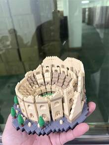 1550片古羅馬建築積木永恆之城套裝－探索世界奇觀，收藏家與節日禮物的完美選擇 - Colour Box - 查看 6