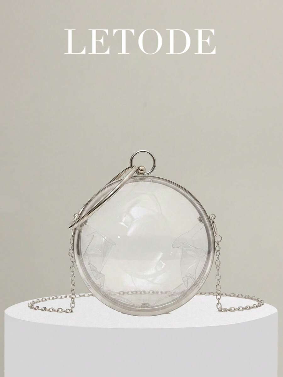 Mini Clear Chain Circle Bag