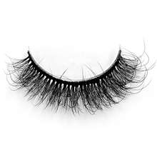 10 Packs D Curl Wispy Fluffy Russian 3D Faux Mink Lashes, Soft Thick Black Band Natural Daily Eyelashes - 白色 - 查看 6