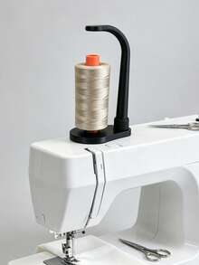 Guía de hilo anti-enredos, soporte de hilo, estante de carretes para máquina de coser, herramienta auxiliar de costura, soporte vertical para carretes grandes, accesorios para máquina de coser, accesorios universales para máquina de coser doméstica/máquina overlock, adecuado para uso en el hogar y estudio de costura artesanal - Multicolor - Ver 12