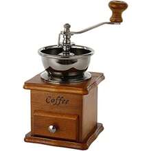 Manual Traditional Wooden Coffee And Pepper Grinder, Strong - Brown - View 7