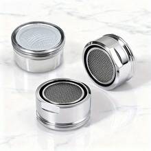 3 Piecesanti-Splash Faucet With Foaming Device And Spray Head - Made Of Plastic/Metal, Suitable For Kitchen And Bathroom Sinks. Easy To Install As A DIY Sink Modification Accessory, Ideal For Homes, Bars, And Shower Rooms. - A - View 2