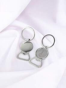 Custom Zinc Alloy Bottle Opener Keychain, Promotional Metal Bottle Opener, Keychain Metal Bottle Opener - Multicolor - View 5