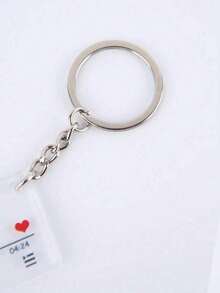 Personalized Custom Album Cover Lyrics Keychain Pendant Accessory Fan Merchandise Valentine's Day Decoration Gift Birthday Graduation Present - Multicolor - View 2
