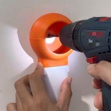 Kotak Debu Mata Bor dengan Nozzle Berputar - Tidak Membutuhkan Daya, Kompatibel dengan Mata Bor & Aksesoris, Desain Ergonomis untuk Pengeboran, Pengamplasan, Penggilingan - Aksesori Alat Konstruksi Plastik Tahan Lama untuk Proyek Perbaikan Rumah, Mata Bor untuk Mesin Bor, Pengamplasan - A - View 3