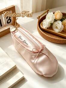 Tas Kosmetik Bridesmaid Kustom, Kotak Pensil Desain Sepatu Balet yang Dipersonalisasi, Tas Penyimpanan Multifungsi Portabel yang Indah, Perlengkapan Penting untuk Perjalanan dan Liburan - MultiWarna - View 3
