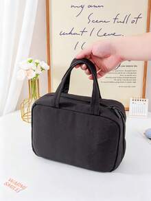Portable Hanging Travel Toiletry Bag, Large Capacity Multi-Compartment Cosmetic Bag, Travel Toiletries Organizer, Foldable Toiletry Bag For Women - Multicolor - View 15
