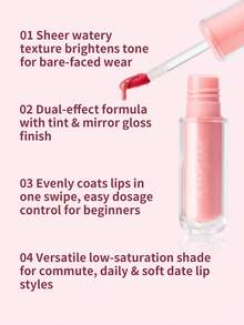 PERIPERA Ink Mood Glowy Tint #17 Fig Latte Dusty Rose 1件 4g，保濕不黏膩玻璃光澤，低調無花果灰玫瑰色，適合所有膚色，持久顯色，適合日常與秋季氛圍唇妝 - 17 微醺無花果豆沙色 - 查看 2