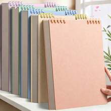 Chaodouxiong B5 Flip-Over Loose-Leaf Notebook, Ins Style High-Aesthetic Detachable Spiral Coil Student Memo Pad - Flip-up Loose-leaf Book - View 2
