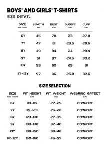 Colorful Paw Print Pattern, 6-12 Years Tween Girl T-Shirt, Casual Daily Vacation Travel Beach - Orange - View 4