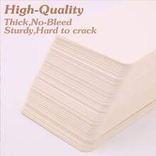 100pcs/50pcs/10pcs Premium White Blank Business Cards 3.5x2.2 Inch Small Blank White Cardstock Memo Cards Kraft Paper Business Cards - View 4