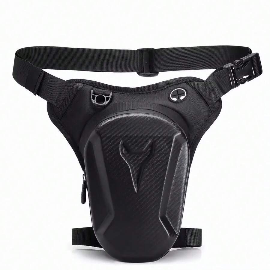 Motorcycle Leg Bag, Riding Bag, Motorcycle Crossbody Bag, Men's Waist Bag, Delivery Crossbody Bag, Riding Backpack, Outdoor Motorcycle Leg Bag - Black - View 1