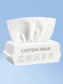 250pcs/5packs Disposable Thickened Face Towels, Pull-Out Design, Soft & Durable, Strong Absorbency, Beauty Makeup Removal Wipes - A - View 4