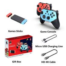 YIYI Retro Game Stick Wireless Mini Video Game Console, Built-In 30 Emulators, 64G Memory With 20000+ Games, 4K HD Output 2.4GHz Retro Video Game Handheld, TV Display Plug And Play, Holiday Gift For Men And Women, 1pc - View 12