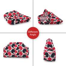 Original Abstract Color-Block Printed Knit Clutch, Purses And Bags For Women, Makeup Bag, Suitable For Daily Storage And Gifting - Multicolor - View 8