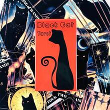 Black Cat Tarot Shadowy Cat Deck Feline Deck 78 Pcs Tarot Cards Based On Rider Waite System For Beginners - Multicolor - View 3