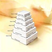 48/36/24/12/2pcs White Small Gift Boxes With Transparent Window, Jewelry, Soap, Candy Boxes, Handmade Crafts Packaging, Flat Bulk Pack, Suitable For Gifts, Crafts, Weddings, Parties, Bridal Showers, Brides, Wedding Decor, Birthday Decor - White - View 3