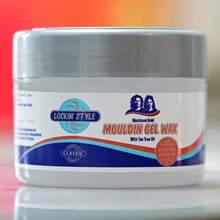 Gel de cera moldeadora para locs, gel de fijación máxima para retorcer locs iniciales, rastas, trenzas y torcidos, gel peinador sin escamas con aceite de árbol de té, aceite de ricino y aceite de coco, 250 ml - Cera de gel moldeadora - Ver 7