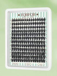 FQBFQB 2Boxes,Lashes With Spikes,9-18mm Length Mixed, Fairy Lashes Lash Clusters, Thick Single Lash For DIY Pointed Tip Lash Extension, Cartoon Lash Extension, Dense Lashes - D - View 5