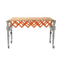 YUNRUX Adjustable Conveyor Roller Table Flexible Extendable Conveyor Roller Table 50kg - B - View 1