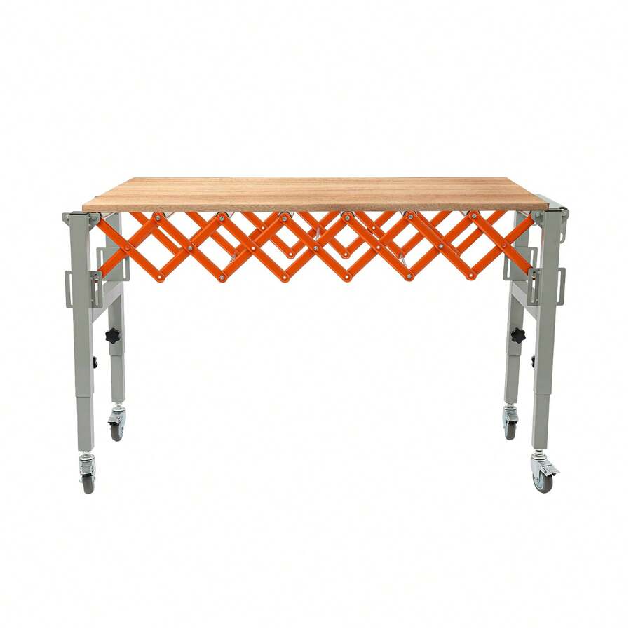 YUNRUX Adjustable Conveyor Roller Table Flexible Extendable Conveyor Roller Table 50kg - B - View 1
