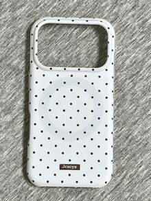 Fashion Color Block Polka Dot Pattern Small Fresh Magnetic Phone Case Compatible With IPhone 18 Pro Max 18 Pro 17 Pro Max 17 Pro 16 Pro Max 15 Pro Max 14 Pro Max 15 Plus 17 Air 13 12 Pro Max 11 Shockproof Wireless Charge Soft Protective Back Cover - Blue - View 2