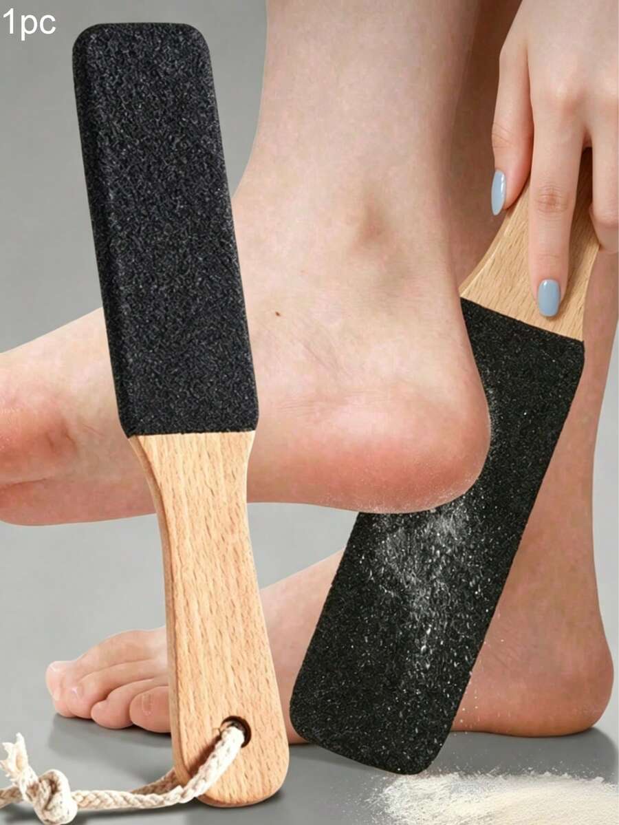 1 pezzo Lima professionale per esfoliazione dei piedi, spazzola per la pulizia dei piedi. Realizzata in pietra di giada opaca e manico in bambù, può rimuovere pelle secca e morta, calli e calli spessi dai piedi, curare i talloni screpolati. Può essere utilizzata durante il bagno, la spa, le vacanze e il lavaggio dei piedi in dormitorio--Strumento esfoliante per la cura dei piedi-Lima per i piedi, pulitore per i piedi, cura dei piedi e delle mani in casa, prodotti per la salute domestica, pulizia del corpo, pulizia del bagno, cura del corpo, forniture per il bagno, cura dei piedi