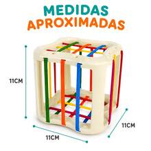 Sensory Educational Cube Kit For Babies Geometric Shapes Castela - Multicolor - Ver 3