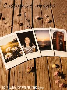 1/2/3/4/5/6/9/12/15/18/20/24張客製化照片沖印，適用於相機與相框，即拍照片，現代/復古風，美感房間裝飾牆面拼貼套組 - 彩色 - 查看 1