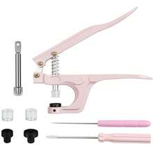 1 Set Plastic Snap Button Pliers, Handheld Tool For T3 T5 T8 KAM Snap Buttons, Button Fastener Pressing And Punching Tool For Handicrafts And Clothing - A - View 6