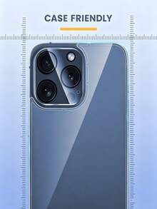 5-In-1 Set (1 Front Screen Protector + 1 Back Glass Film + 3 Transparent Camera Lens Protectors) 3D Curved Bubble-Free High-Definition Tempered Glass, Precise Fit, Scratch-Resistant And Wear-Resistant, Suitable For Phone Cases, Compatible With IPhone 18 Pro Max/18 Pro/17/17 Pro/17 Air/17 Pro Max/16/16 Pro/16 Plus/16 Pro Max/15/15 Pro/15 Plus/15 Pro Max/14/13/12/11 Pro Max, Daily Phone Accessories, Holiday Gift - Clear - View 6