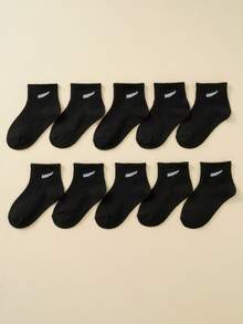 12 Paar/10 Paar Kindersocken Babysocken langanhaltend verschleißfest bequeme Socken - Verschiedenfarbig - Übersicht 16