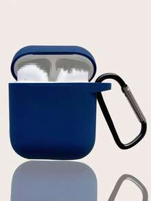 Funda protectora de silicona compatible con Apple 2/1, Pro, carcasa suave de unicolor para 3, no incluye auriculares - Azul - View 6
