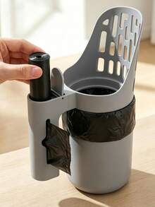 Detachable Large Capacity Cat Litter Scoop, Integrated Plastic Cat Litter Scoop With Portable Handle And Trash Bag, Waste Collection Box, Integrated Cat Litter Scoop Set, Pet Waste Scoop With Detachable Trash Bag, Durable Cat Cleaning Tool - Multicolor - View 5