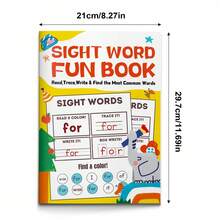 視覺單字練習書－簡易拼字精通、閱讀、塗色、描紅、方格寫字與字謎活動 - 視覺詞彙訓練 - 查看 3