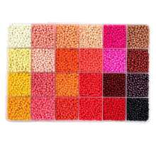 Kits para hacer joyas, 5 estilos de cuentas de semilla, accesorios para hacer collares, pulseras, colgantes y llaveros DIY, regalo creativo para mujeres - Multicolor - Ver 16