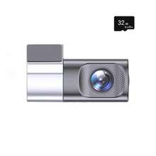 1pc High-Definition 1080P Night Vision Car DVR Dashcam Loop Recording And Live Streaming Application Control 360-Degree Rotation, Automatic Recorder 24-Hour Parking Monitor,Optional 32G Memory Card - Silver - View 11