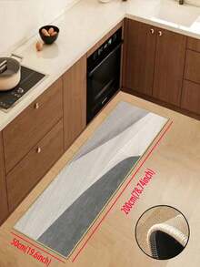 1 pieza Alfombra de goma suave con patrón de rayas de colores, absorbente y fácil de limpiar, adecuada para cocina, baño y otras áreas, uso en todas las estaciones, adecuada para varias festividades - Multicolor - Ver 18