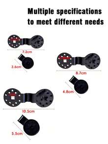 10/50/100pcs Black Upgraded Shade Net Clips With Rope Holes, Reusable Weather-Resistant Plastic Lock Clips, Suitable For Shade Nets, Greenhouses, Hail Nets, Camping Tarps And Outdoor Windproof Installation - Black - View 12