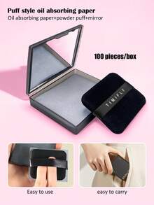 500/200/100 lembar tisu penyerap minyak portabel, cocok untuk kulit berminyak, desain cermin 3-in-1. Ringan dan mudah dibawa, sempurna untuk penggunaan sehari-hari. Penting untuk kecantikan, perawatan kulit, perawatan diri, perawatan wajah, dan pengendalian minyak kapan saja, di mana saja. - MultiWarna - View 4