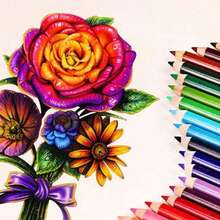 Adult Colored Pencils, Vibrant Colors; Perfect For Drawing, Sketching And Coloring, Available In Multiple Specifications - Sets - View 8