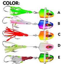 PRO BEROS PROBEROS 1PC Slow-Retrieve Trolling Lure For Boat Fishing (40g-300g), Bionic Squid Tentacle Saltwater Fishing Lure, Deep-Sea Trolling Lure With Triple Hooks - COLOR D - View 3