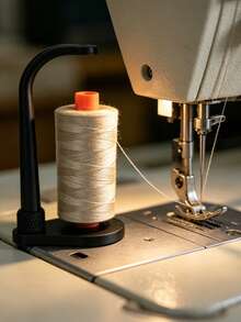 Guía de hilo anti-enredos, soporte de hilo, estante de carretes para máquina de coser, herramienta auxiliar de costura, soporte vertical para carretes grandes, accesorios para máquina de coser, accesorios universales para máquina de coser doméstica/máquina overlock, adecuado para uso en el hogar y estudio de costura artesanal - Multicolor - Ver 1