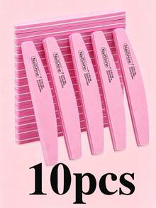 1/2/5/10/20pcs Professional Double-Sided Colorful Sponge Nail File, Crescent-Shaped Shaped Sponge Buffer Strip For Polishing, Buffing And Shaping Nails, Dual-Use For Thick And Thin Nails, Pedicure And Manicure Tool - Multicolor - View 15