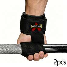 2pcs/Set Fitness Lifting Straps Deadlift Grip Straps Weightlifting Anti-Slip Wrist Wraps Strength Training Gym Workout Polyester Thickened Wear-Resistant Lifting Straps For Men And Women - Multicolor - View 7