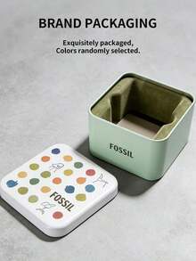 Caja Organizadora de Relojes Resistente a la Presión para Viajes, Empaque de Regalo Elegante para Aniversario, Día de San Valentín, Día del Padre, Graduación FOSSIL-WATCHBOX-1 - Multicolor - Ver 5