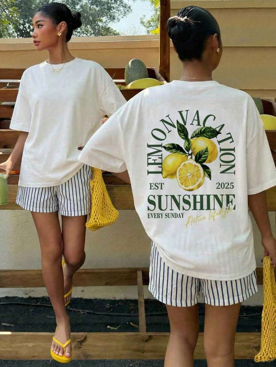 Women T-Shirts - 白色 - 查看 1
