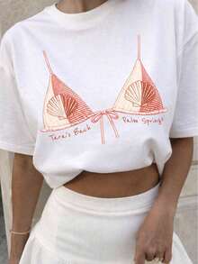 Women T-Shirts - White - View 1